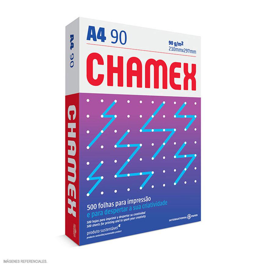 Papel Fotocopia 90gr A 4 Pqtx500 Chamex Ofiplace 2883